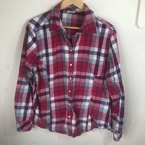Riders by Lee Tops - RIDERS BY LEE | XL Plaid Button Down 100% Cotton Riders by Lee Tops - RIDERS BY LEE | XL Plaid Button Down 100% Cotton
